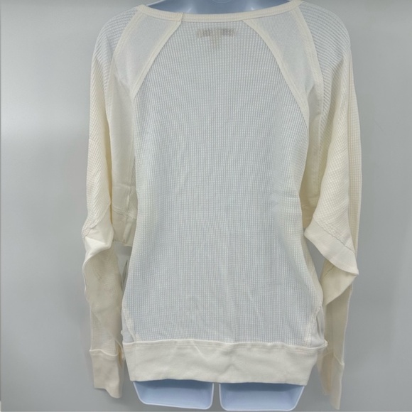 Free People Santa Clara Dolman Thermal Alabaster Size Small New with Tag - Picture 10 of 12